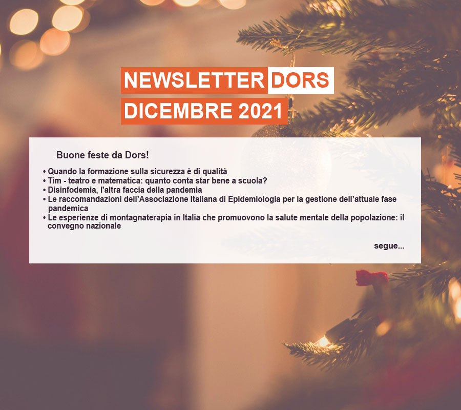 Newsletter Promozione della salute – Dors, dicembre 2021