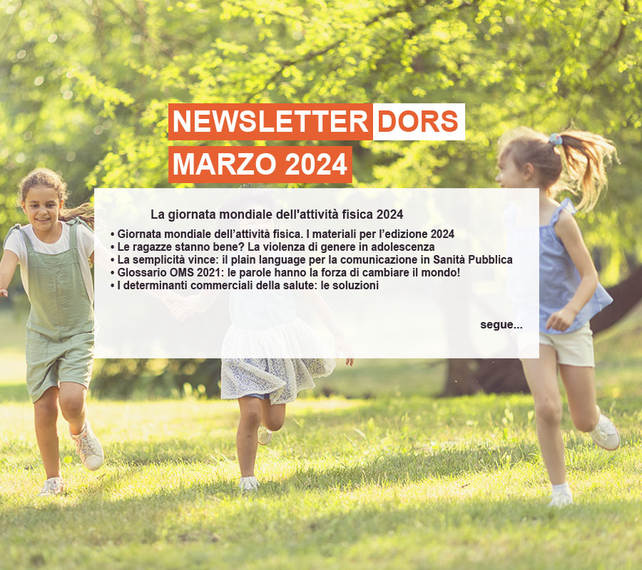 Newsletter Promozione della salute – Dors, marzo 2024