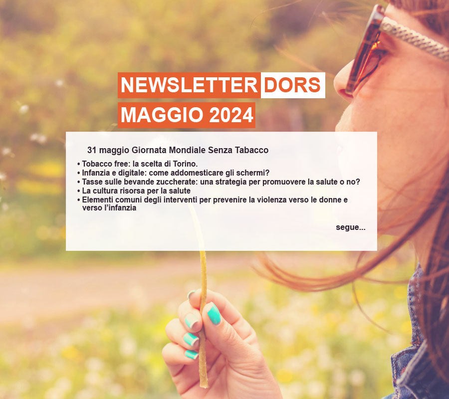 Newsletter Promozione della salute – Dors, maggio 2024