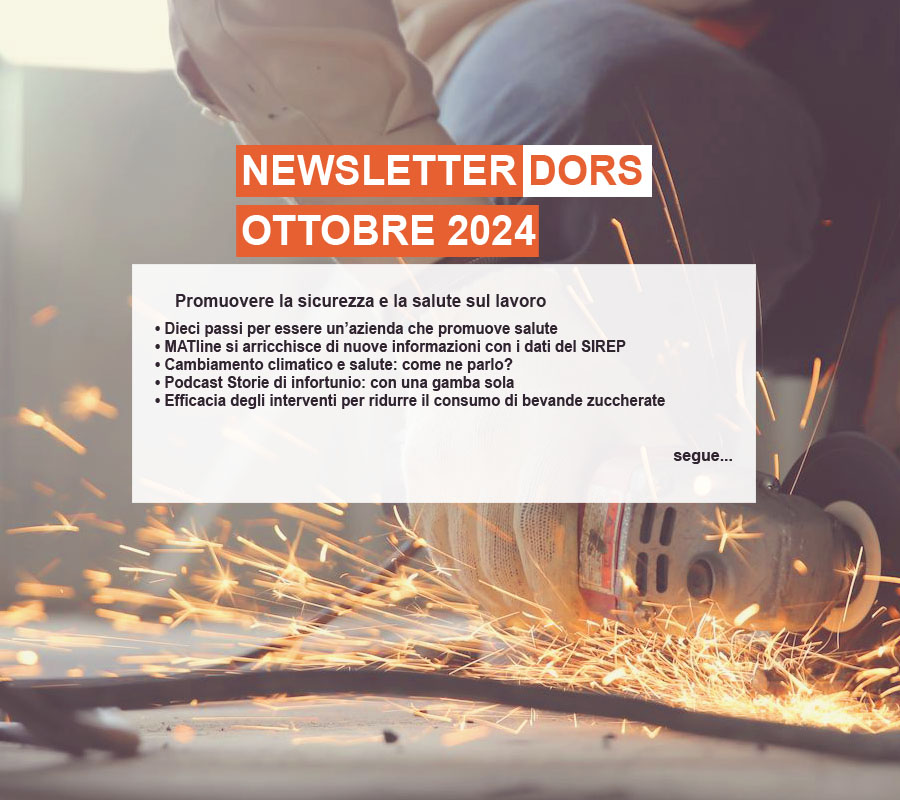 Newsletter Promozione della salute – Dors, ottobre 2024