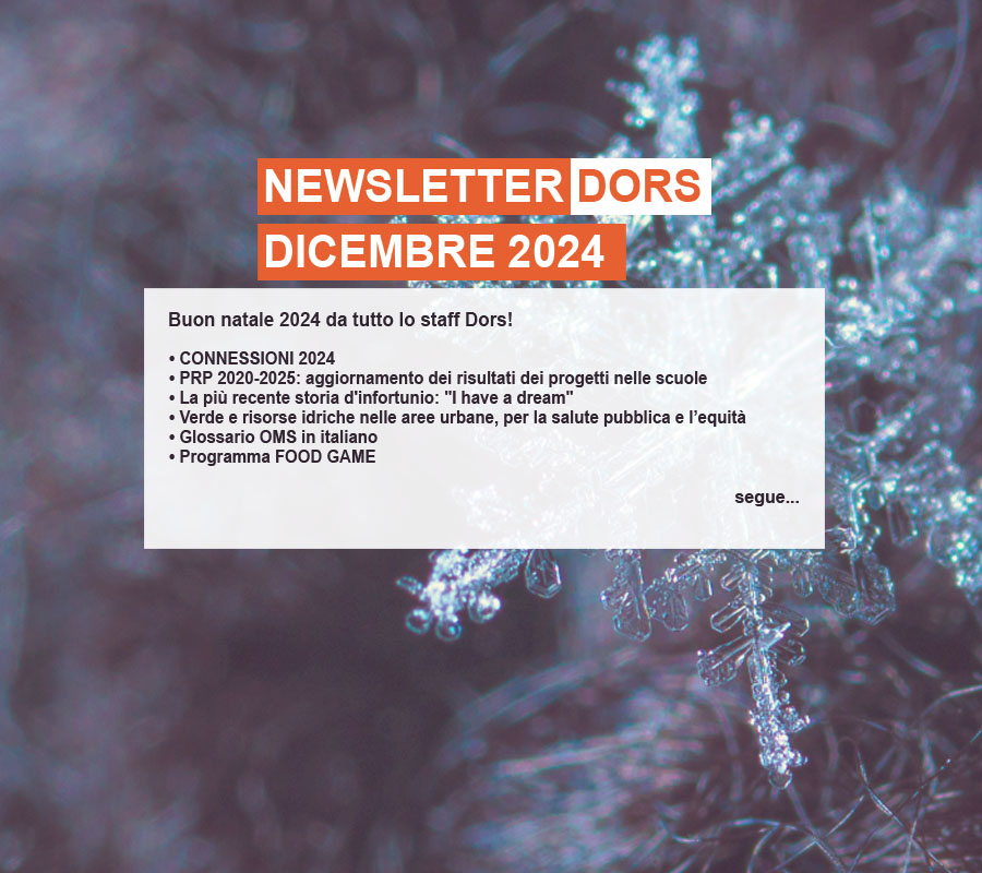 Newsletter Promozione della salute – Dors, dicembre 2024